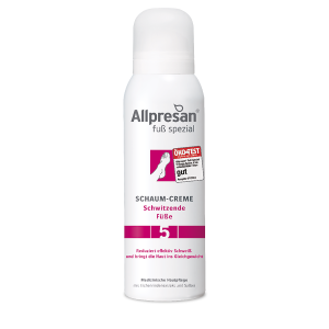 Znojenje nog ALLPRESAN pedicare 5, kremna pena, 125 ml