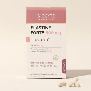 Elastičnost kože od prvih znakov staranja dalje ELASTIN FORTE 500 mg, 60 kapsul