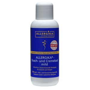 ALLERGIKA Kremni gel za prhanje in kopanje Mild, 200 ml/500 ml